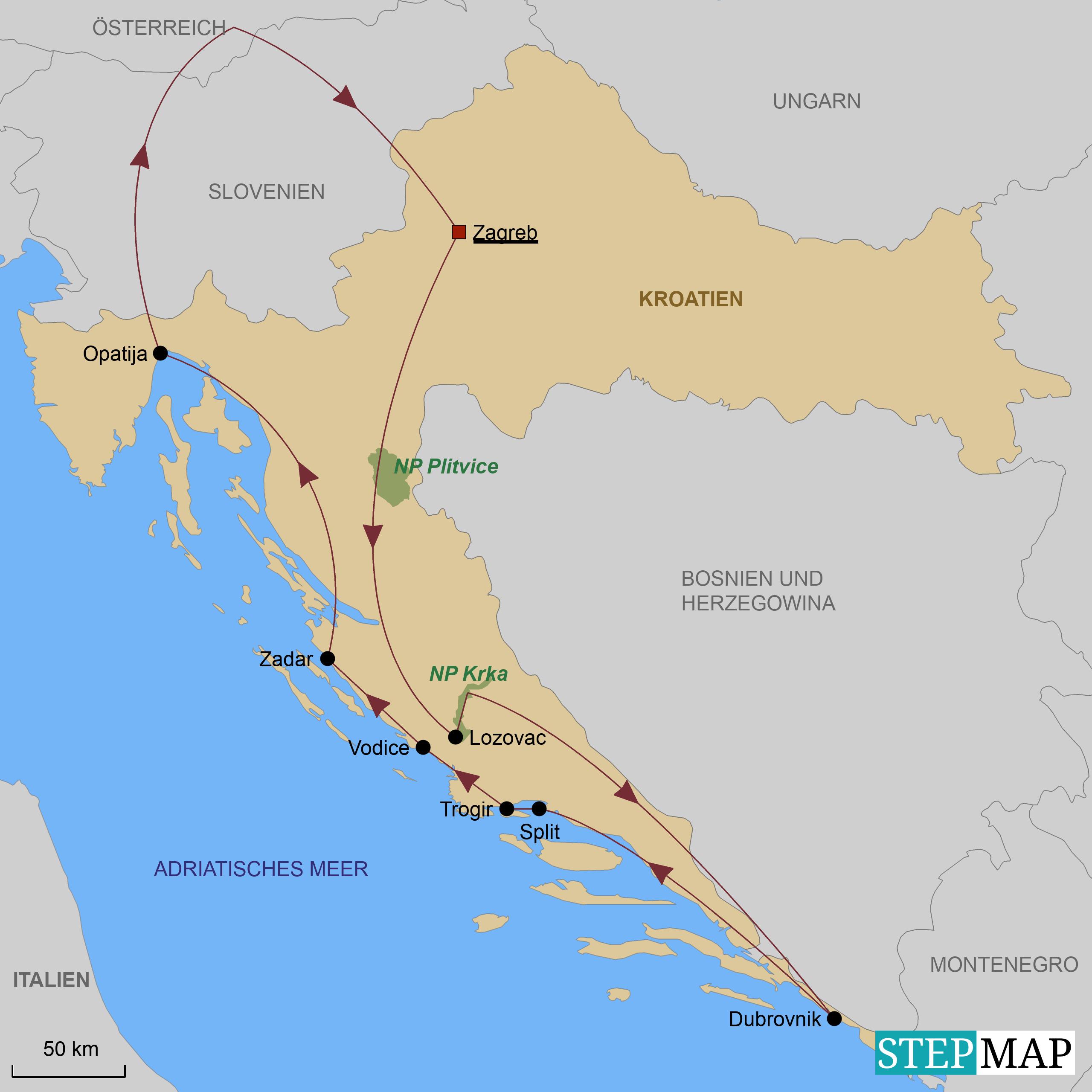 Busrundreise Traumhaftes Kroatien mit Dubrovnik Busreisen Glaser Busrundreise Traumhaftes Kroatien mit Dubrovnik Busreisen Glaser